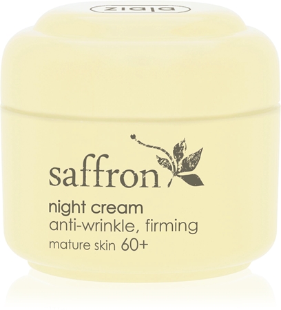 Ziaja Saffron crème de nuit raffermissante anti-rides 60+