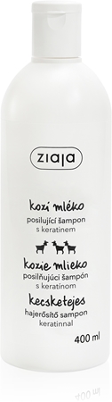 Ziaja Goat's Milk erősítő sampon száraz és sérült hajra