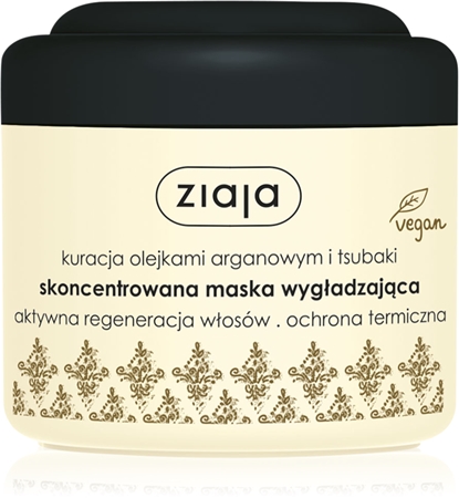Ziaja Kuracja olejkami arganowym i tsubaki skoncentrowana maska wygładzająca