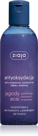 Ziaja Jagody Acai oczyszczający żel micelarny z peelingiem do twarzy