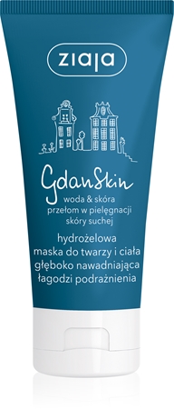Ziaja Gdanskin kojąca maska żelowa do twarzy i ciała