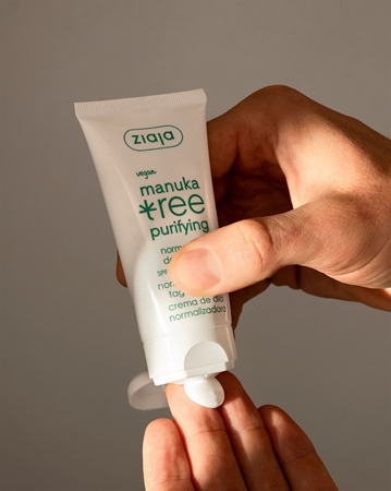 Ziaja Liście Manuka krem na dzień normalizujący SPF 10