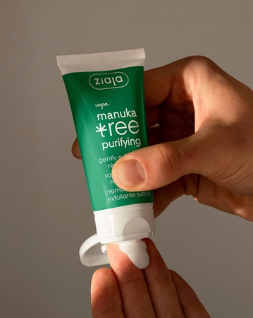 Ziaja Manuka Tree Purifying Eksfolierende natcreme til fedtet og kombineret hud