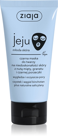 Ziaja Jeju czarna maska do twarzy na niedoskonałości skóry
