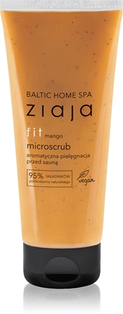 Ziaja Baltic Home Spa Wellness Fit Mango microscrub mango aromatyczna pielęgnacja przed sauną