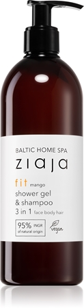 Ziaja Baltic Home Spa Fit Mango gel de douche visage, corps et cheveux