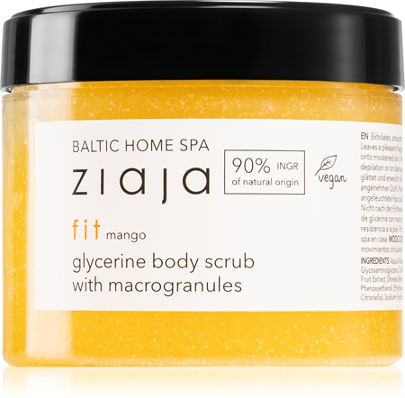 Ziaja Baltic Home Spa Fit Mango hrubozrnný peeling s glycerinem