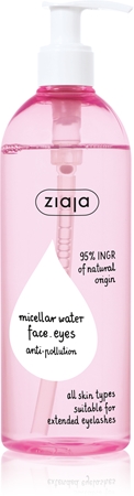 Ziaja Anti-Pollution água micelar para todos os tipos de pele
