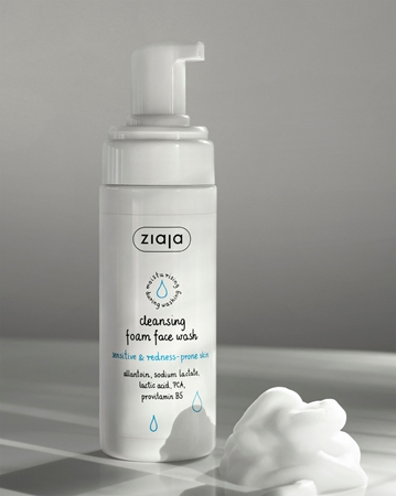 Ziaja Cleansing mousse de limpeza para pele sensível e com vermelhidão