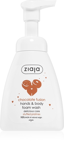 Ziaja Chocolate Fusion pěnové mýdlo na ruce a tělo