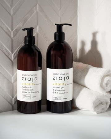 Ziaja Baltic Home Spa Vitality Gel douche visage, corps et cheveux