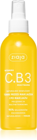 Ziaja Vitamin C.B3 Niacinamide Tonik przed makijażem i po makijażu