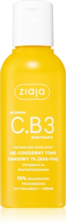 Ziaja Vitamin C.B3 Niacinamide tonik delikatnie złuszczający