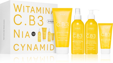 Ziaja Vitamin C.B3 Niacinamide Set zestaw upominkowy do twarzy i ciała