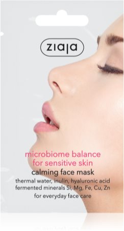 Ziaja Microbiome Balance máscara facial apaziguador