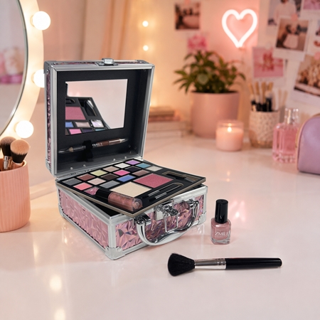 ZMILE COSMETICS Pink Glam estojo para cosméticos