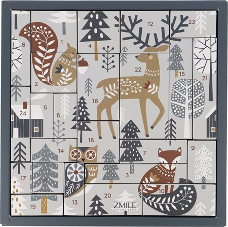 ZMILE COSMETICS Scandic Wildlife advent calendar