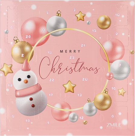 ZMILE COSMETICS Square Snowman advent calendar