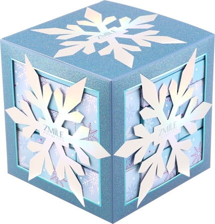 ZMILE COSMETICS Snowflake Puzzle Adventes kalendārs Frosty White