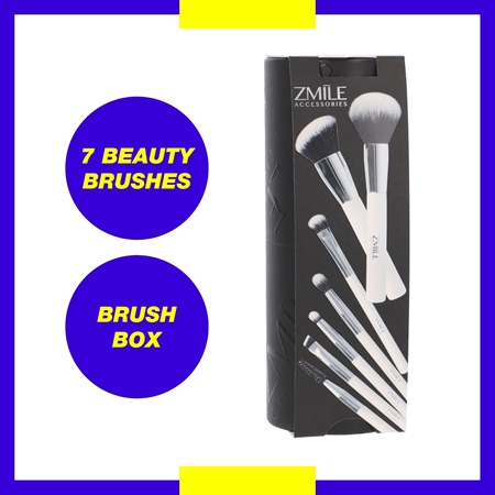 ZMILE COSMETICS Your Utensilo Brushes Make-up Brush Set with Pouch