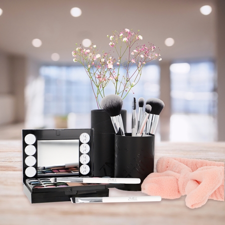 ZMILE COSMETICS Your Utensilo Brushes Make-up Brush Set with Pouch