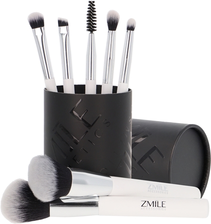 ZMILE COSMETICS Your Utensilo Brushes Make-up Brush Set with Pouch
