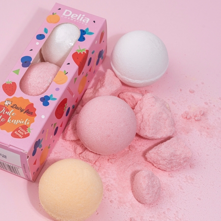 Značka Dairy Fun Bath Bombs kosmetická sada II.