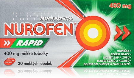 Nurofen Nurofen Rapid 400 mg měkké tobolky se zesíleným účinkem proti bolesti