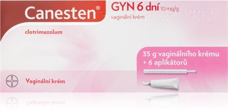 Canesten GYN 6 dní 0,01g vag. crm. 35g + apl. vaginální krém