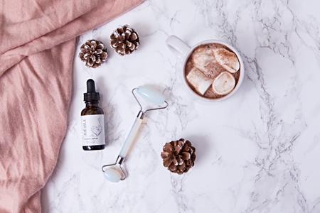 Zoë Ayla Classy White Opal Roller masážní váleček na obličej