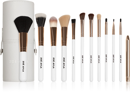 Zoë Ayla Makeup Brush Set 12 Piece sada štetcov s puzdrom