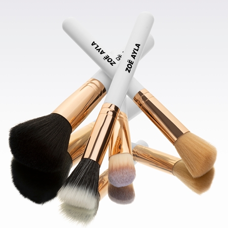 Zoë Ayla Makeup Brush Set 12 Piece Make-up Brush Set with Pouch