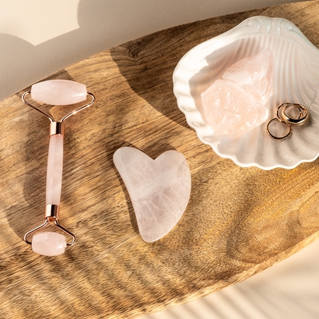 Zoë Ayla Luxurious Rose Gua Sha Therapy Tool Massaaživahend
