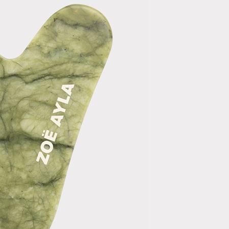 Zoë Ayla Luxurious Jade Gua Sha Therapy Tool Massage Tool