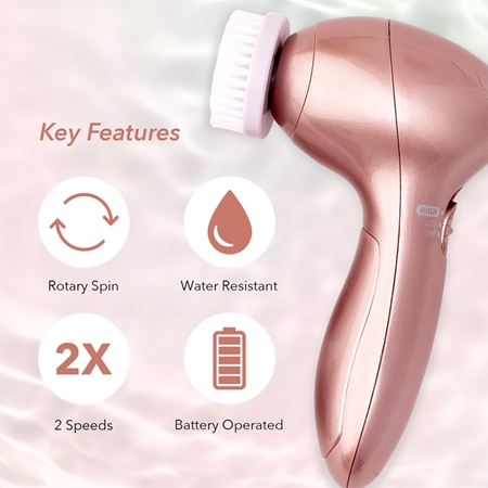 Zoë Ayla Electric Facial Cleansing Set čisticí přístroj na obličej 5 v 1