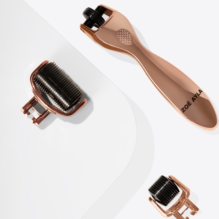Zoë Ayla Micro-Needling Derma Roller Set applicateur micro-aiguille visage et corps