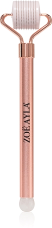 Zoë Ayla Rose Quartz Derma Roller mikrojehličkový aplikátor