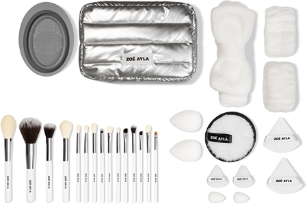Zoë Ayla Mega Brush Set ensemble visage