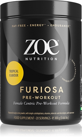 ZOE Furiosa Pre-Workout Pulver zur Unterstützung der sportlichen Leistung