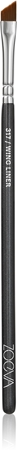 ZOEVA The Artists Brush Set Silver Ecsetkészlet táskával