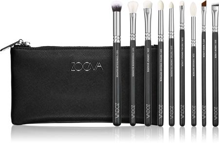 ZOEVA It's All About The Eyes Brush Set zestaw pędzli z kosmetyczką
