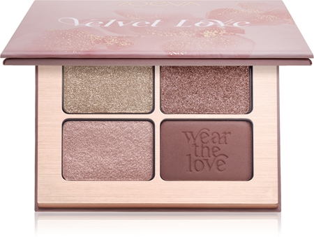 ZOEVA Velvet Love Eyeshadow Quad палитра сенки за очи