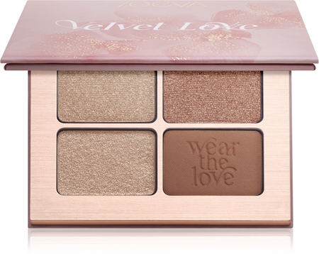 ZOEVA Velvet Love Eyeshadow Quad paletka očních stínů