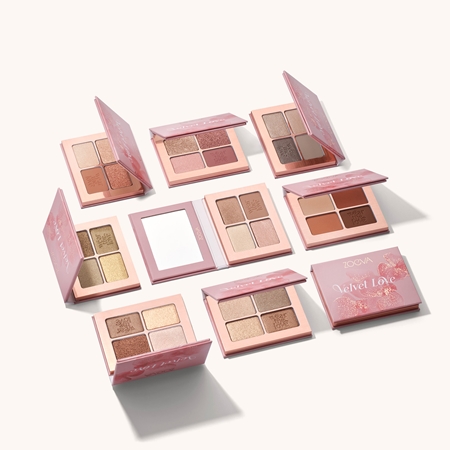 ZOEVA Velvet Love Eyeshadow Quad paletka očních stínů