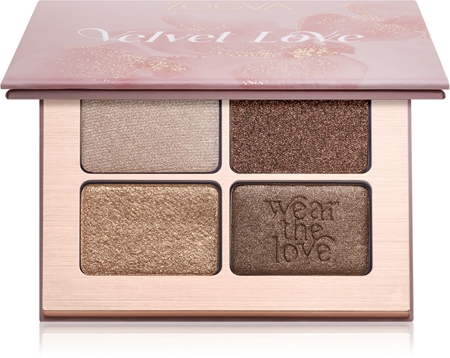 ZOEVA Velvet Love Eyeshadow Quad paleta senčil za oči