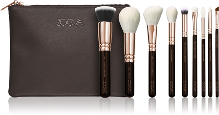 ZOEVA The Complete Brush Set Rose Golden Edition Pinselset mit Täschchen