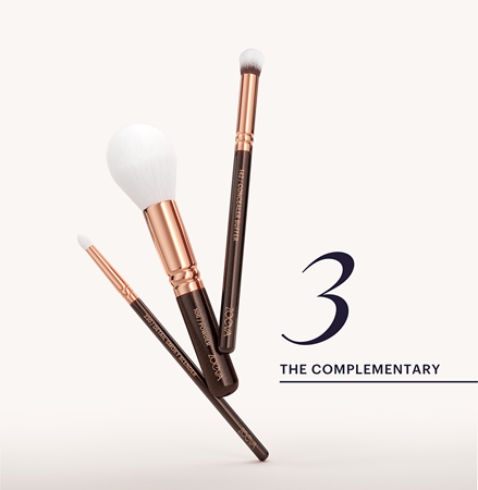 ZOEVA The Complete Brush Set Rose Golden Edition sada štětců s taštičkou