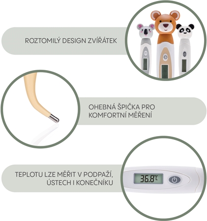 Zopa Digital Thermometer with Flexible Tip digitálny teplomer