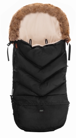 Zopa Fluffy Combi Night Black footmuff