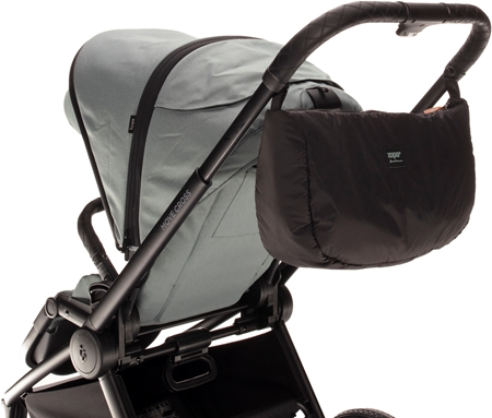 Zopa Fluffy Combi Night Black footmuff